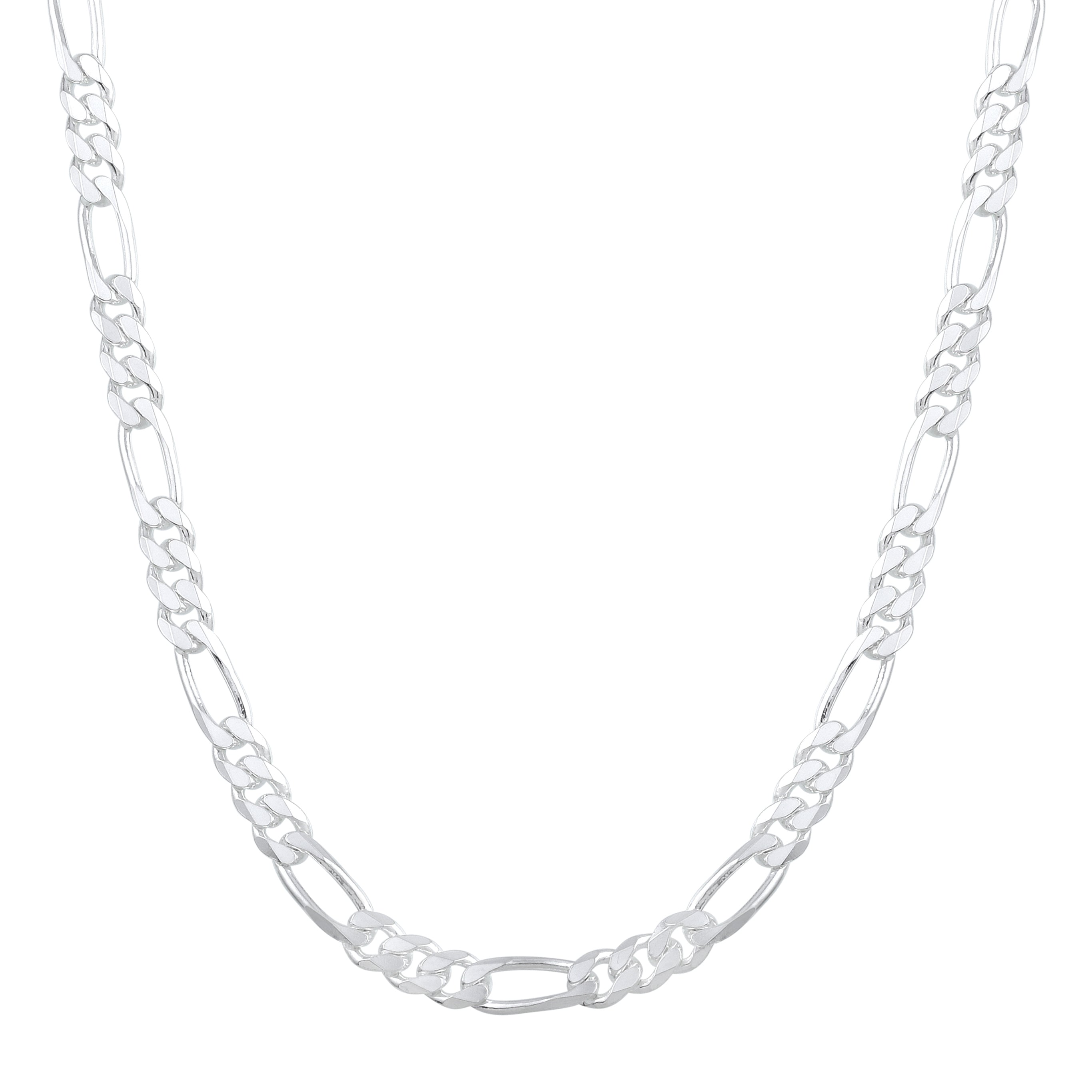 Tendulkar Chain Pure silver figaro chain for mens. Silver tendulkar chain