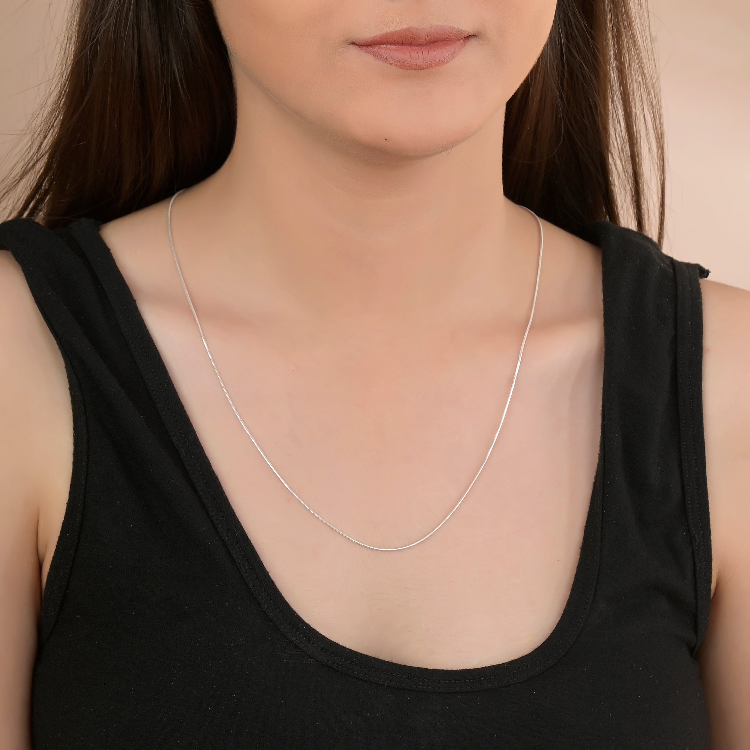 925 Pure Silver Italian Snake Chain for Women ggirls at Best Price