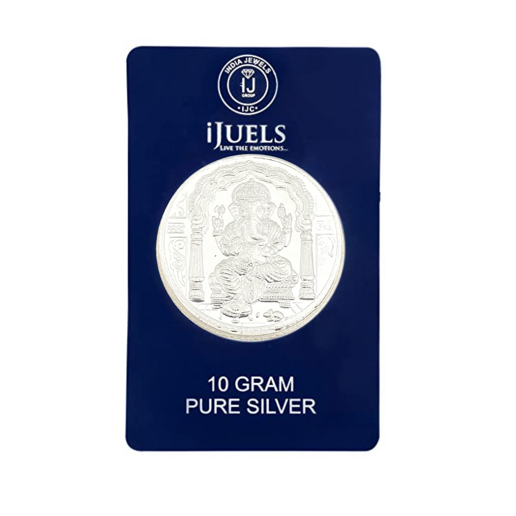10 Grams Silver Coin, Buy Pure 999 Chandi Sikka 10 Grams