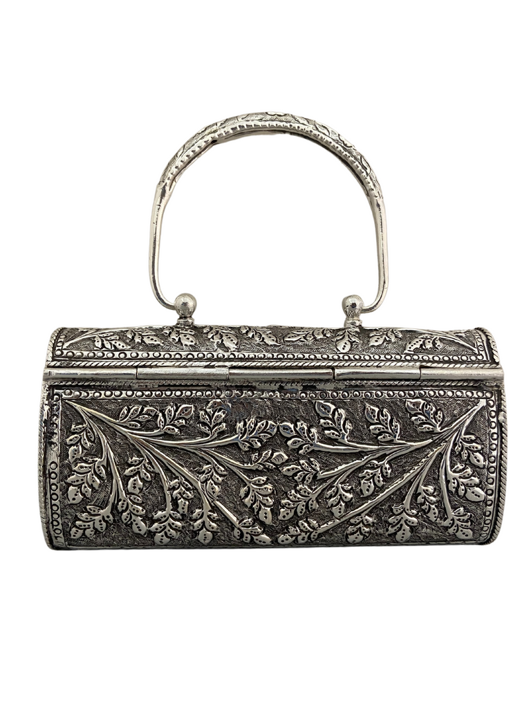 Atulya Party Silver Clutch Oxidised Silver - Price in India | Flipkart.com